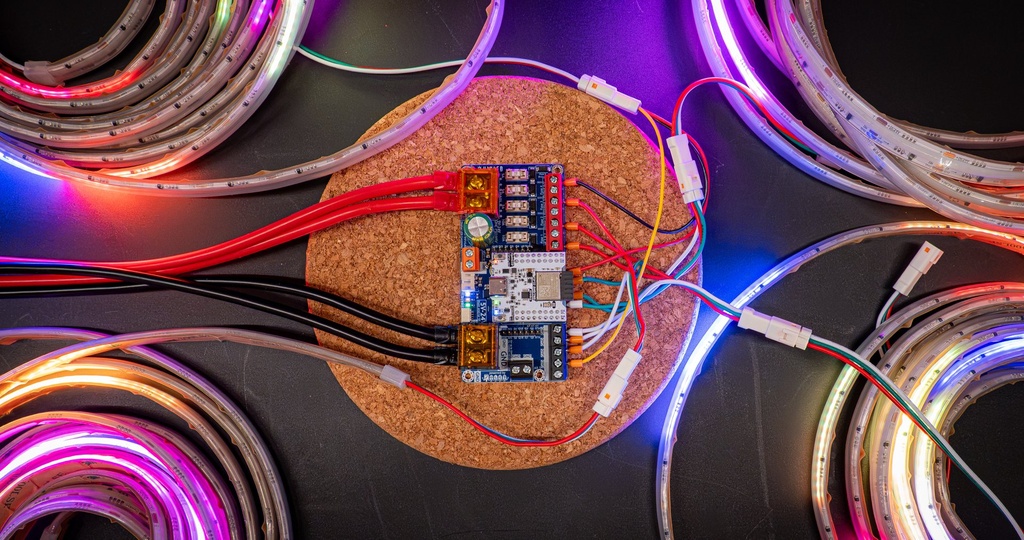 Dig-Quad V4 wired top view