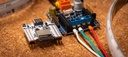 Dig-Uno V4 close-up with LED wiring