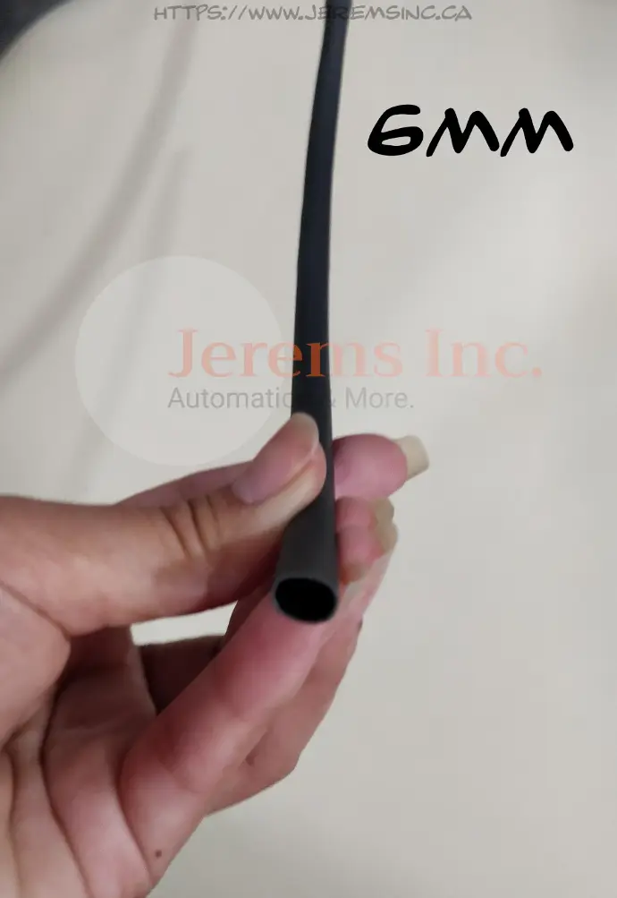 4:1 Adhesive Lined (Dual Wall) Heat Shrink - BLACK - 6mm