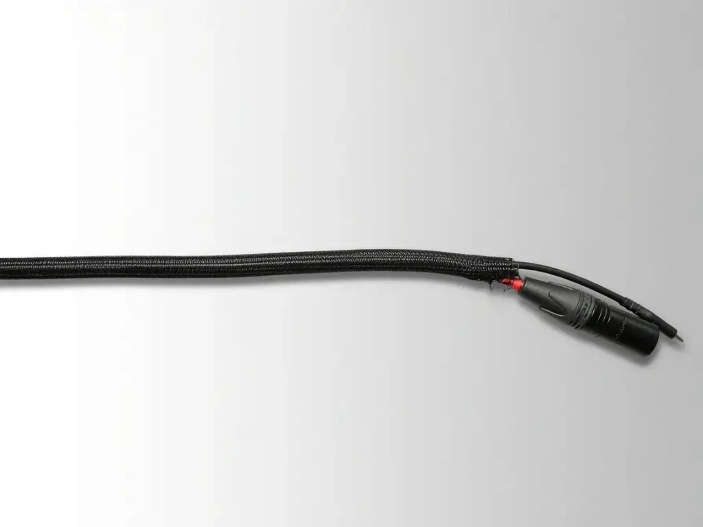 Self-Closing Braided Split Loom - BLACK - 10mm