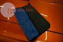 16"x16" Thick 800 GSM Micro Fiber Luxury Buffing / Drying Towel 80/20 - Blue/Gray