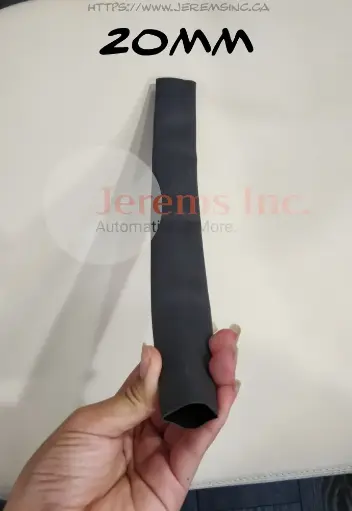 [4:1 Adhesive Lined (Dual Wall) Heat Shrink - BLACK - 20mm] 4:1 Adhesive Lined (Dual Wall) Heat Shrink - BLACK - 20mm