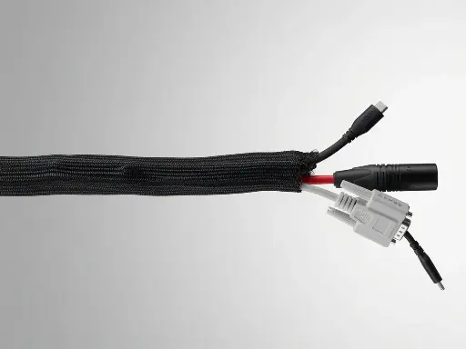 Self-Closing Braided Split Loom - 25mm