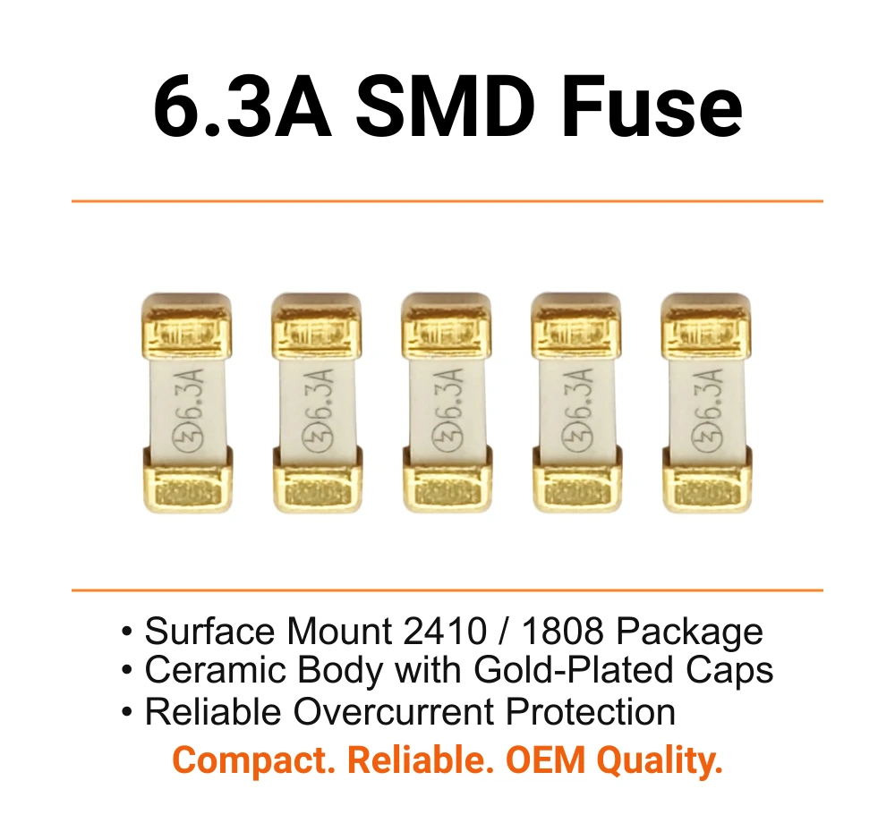SMD Replacement Fuses, 5-pack